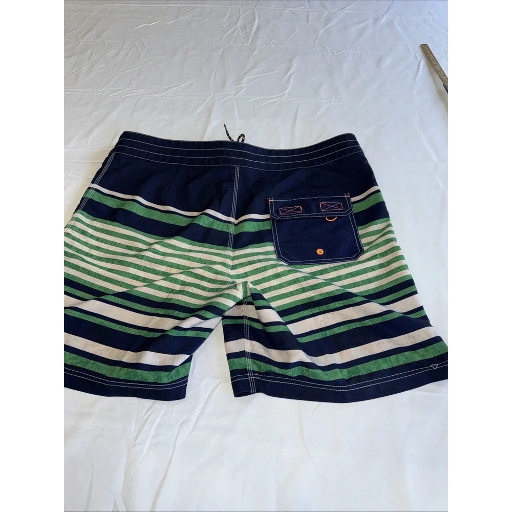 Sperry‎ Top-Sider striped swim trunks board shorts, men's size 38